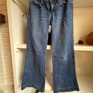 Seven7 Dark Blue Flare Jeans